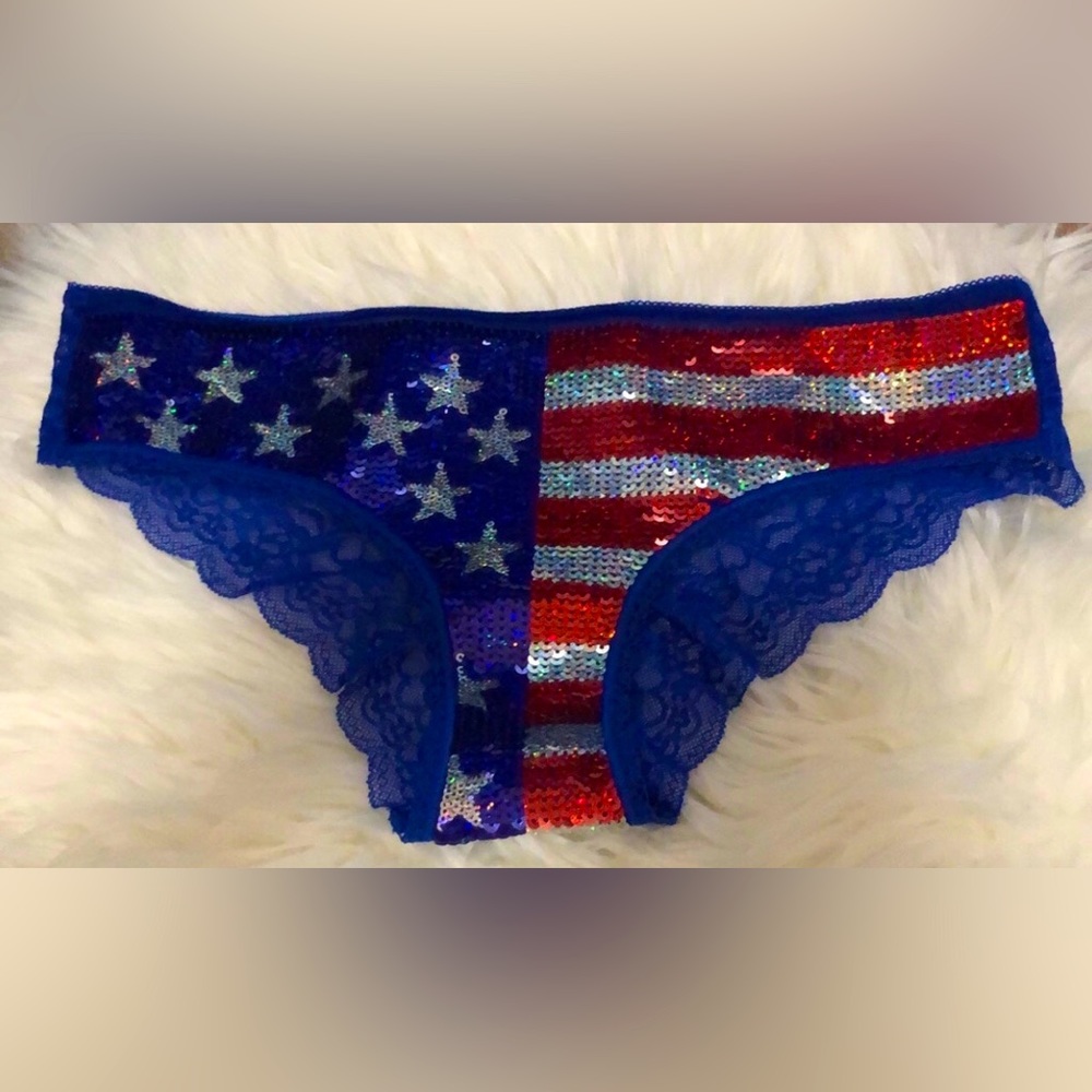 Victoria's Secret PINK Limited Edition Bling Americana Panty